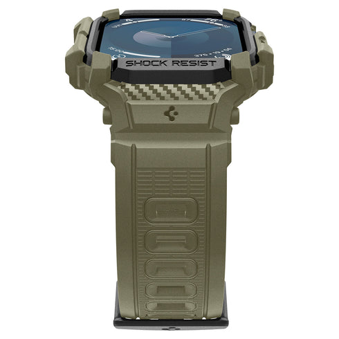 Spigen Apple Watch 11/10 Series Case+Band – Rugged Armor Pro